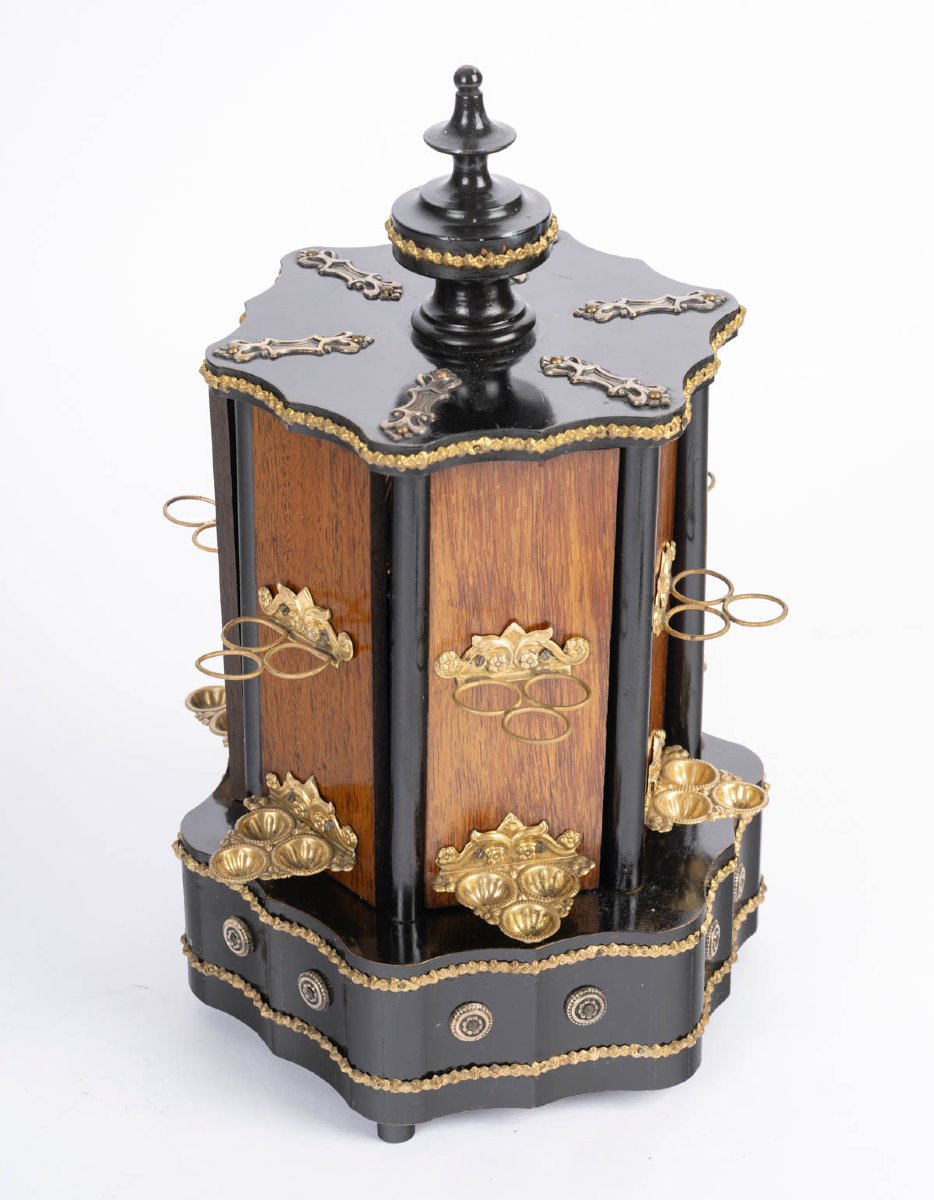 Caroussel à Cigares d'Epoque Napoléon III aux Camées, vers 1870.-photo-1