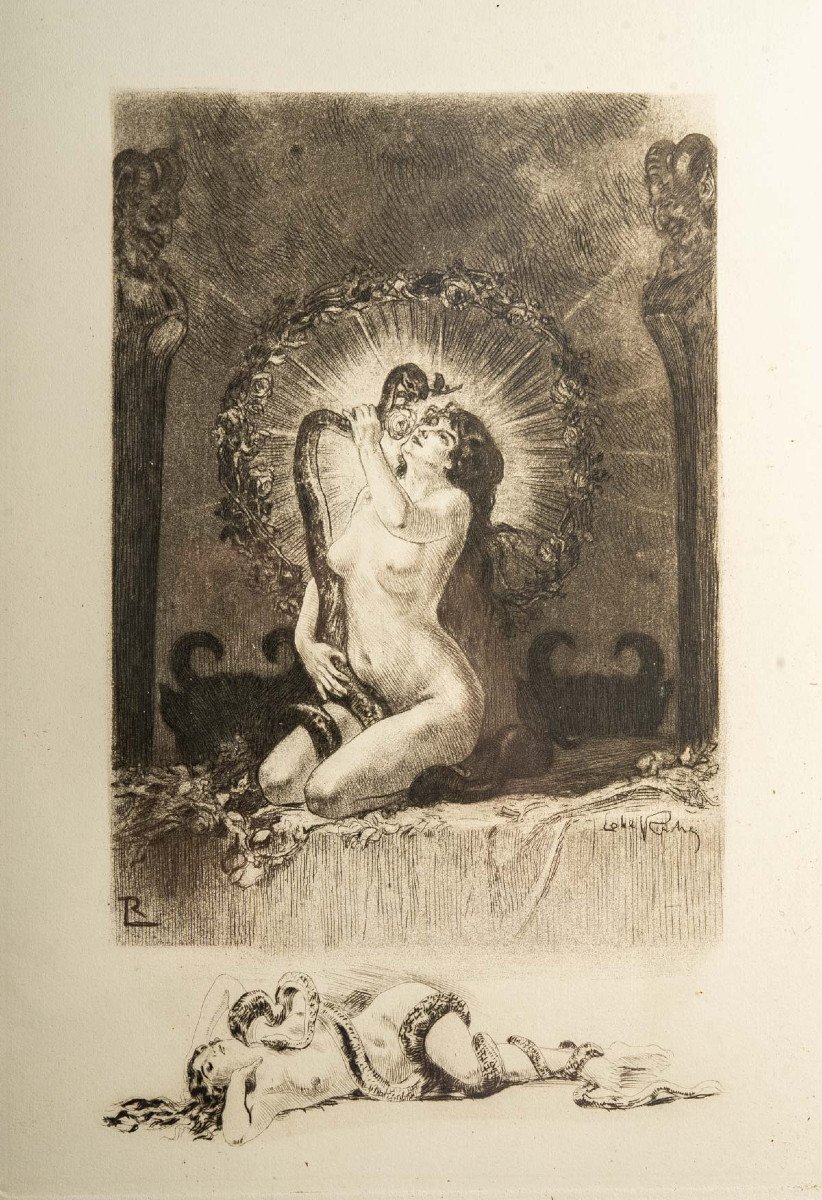 Suite Of 5 Engravings By Lobel Riche-photo-4