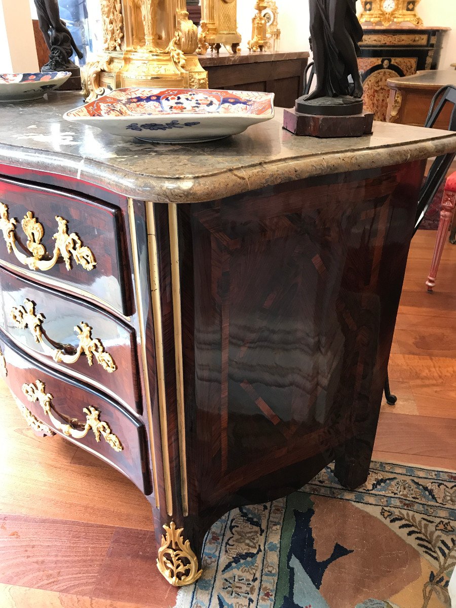 Commode Tombeau d'époque Régence-photo-2