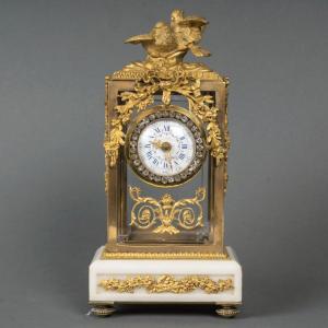 Louis XVI Style Bronze Cage Clock