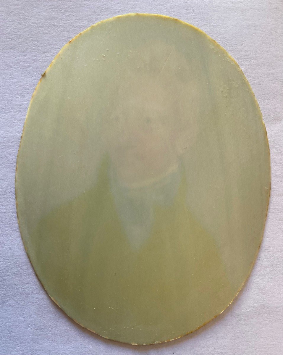 Grande Miniature, Portrait Du Général Augereau, époque Empire-photo-3