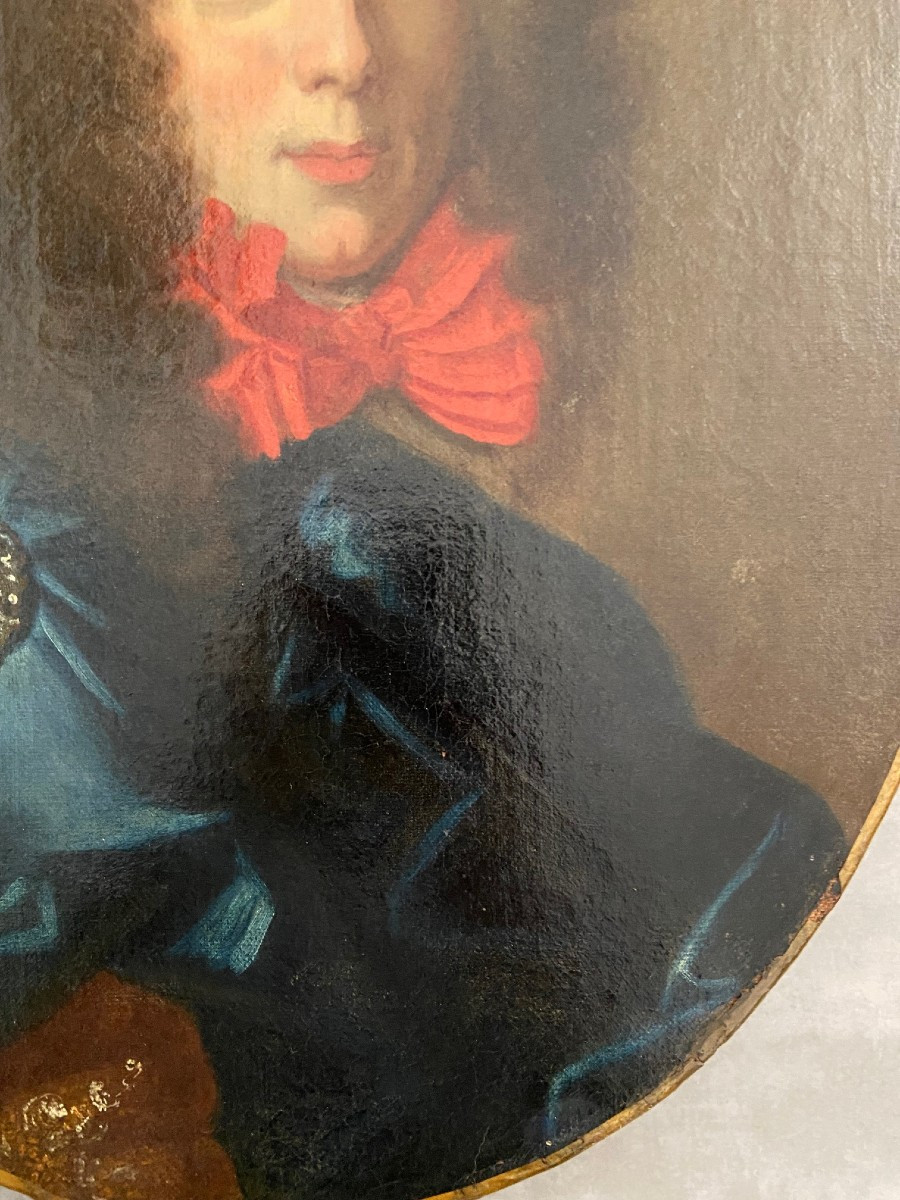 Portrait Of An Aristocrat, Early 18th Century, Oil On Canvas-photo-2