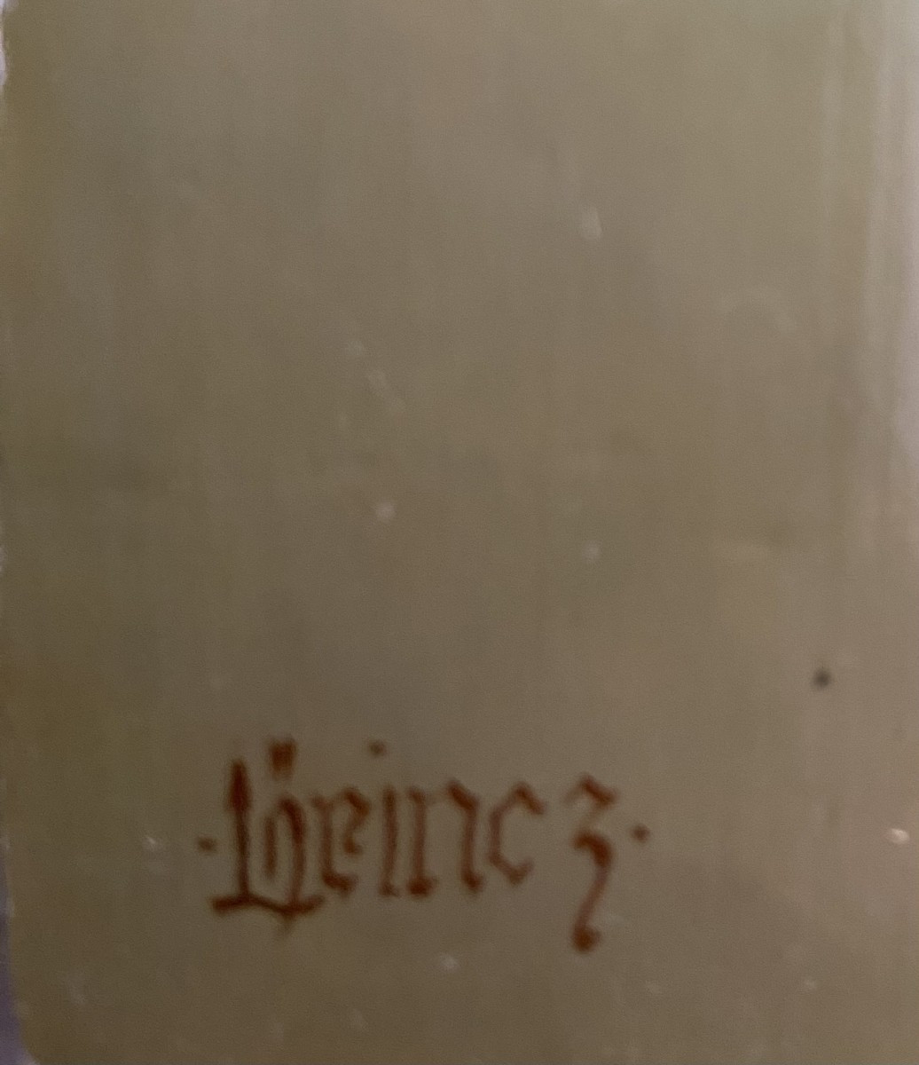 Lorincz Gustave, portrait de jeune femme, huile sur panneau du XIXème siècle-photo-4