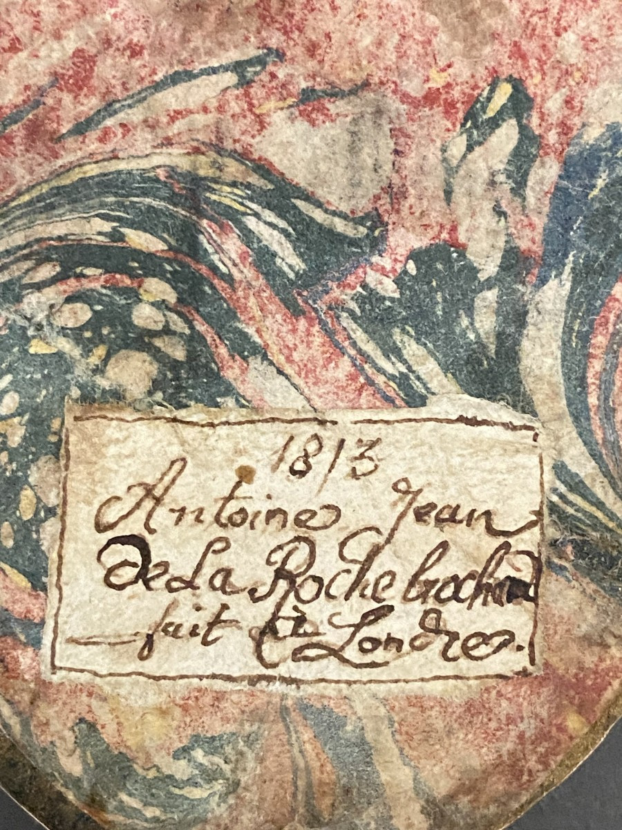 Portrait d'officier supérieur 1er Empire, chef de bataillon, miniature sur ivoire-photo-4