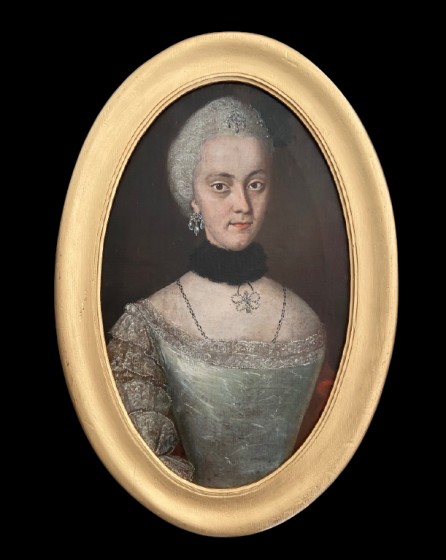 Portrait Of Sophie Caroline V., 18th Century, Oil On Canvas