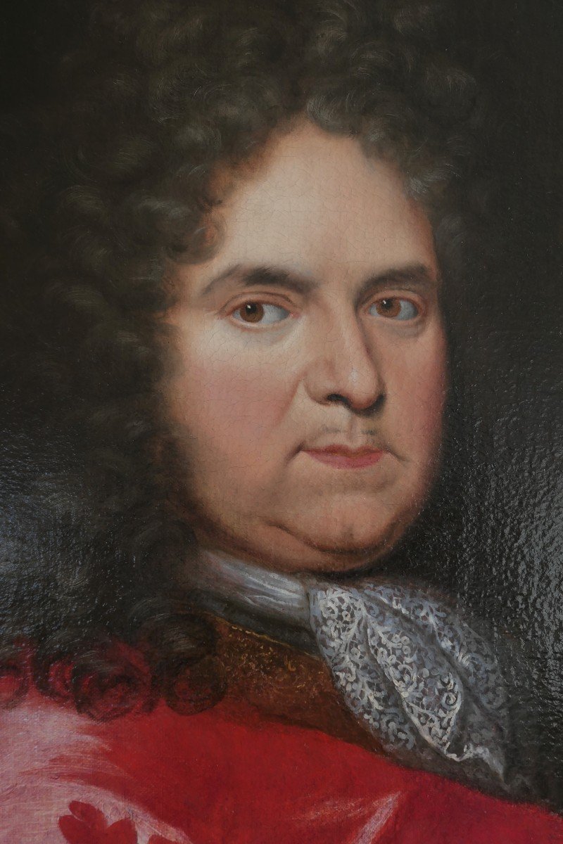 Attribué à Pierre Mignard  -  Portrait De François-Michel Le Tellier, Marquis De Louvois-photo-1