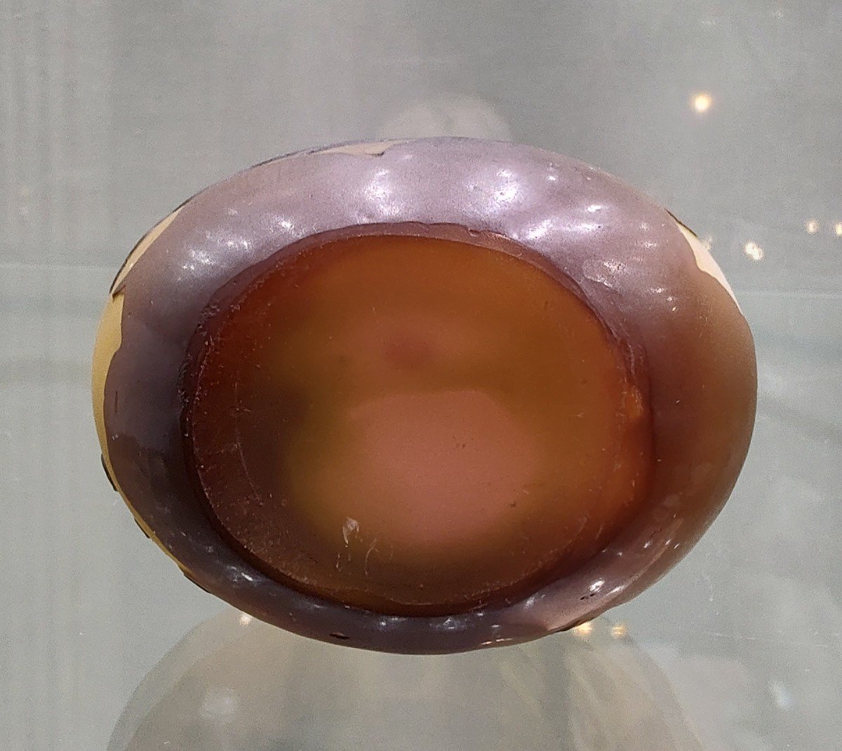 Ets Gallé 1846/1936  - Vase Soliflore De Forme Berluze à Décor De Chatons De Bouleau.-photo-6
