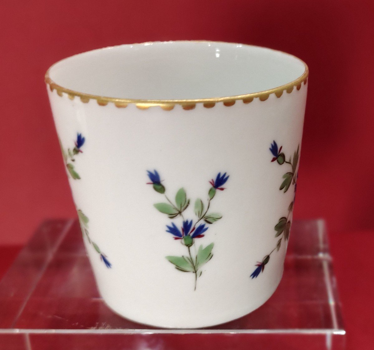 Manufacture De Locré - XVIIIe Siècle - Grande Tasse à Chocolat Et Sa Soucoupe.-photo-2