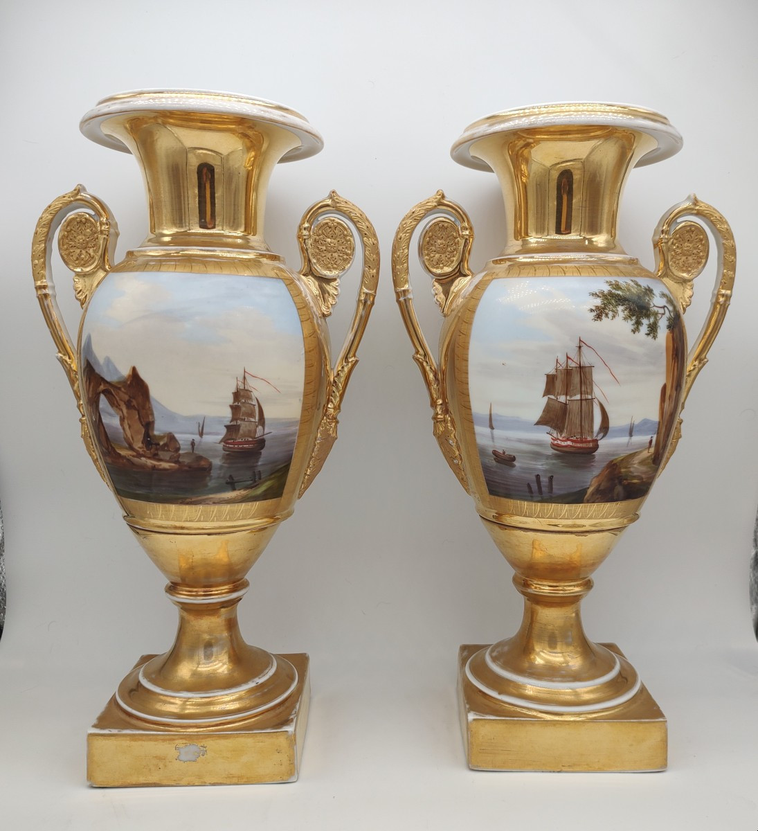 Paris - First Half Of The 19th Century - Pair Of Seditious Vases With Revolutionary Decorations-photo-2