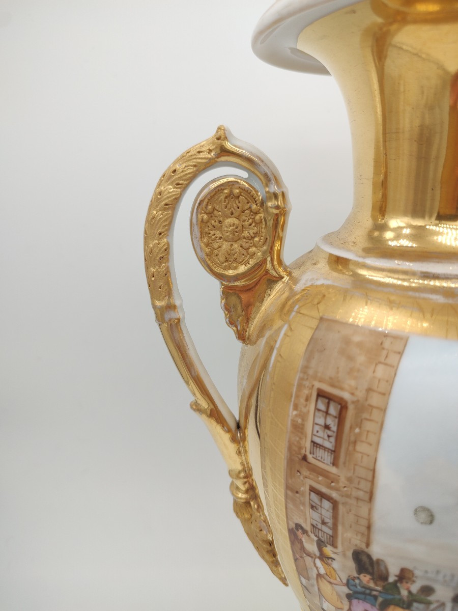 Paris - First Half Of The 19th Century - Pair Of Seditious Vases With Revolutionary Decorations-photo-4