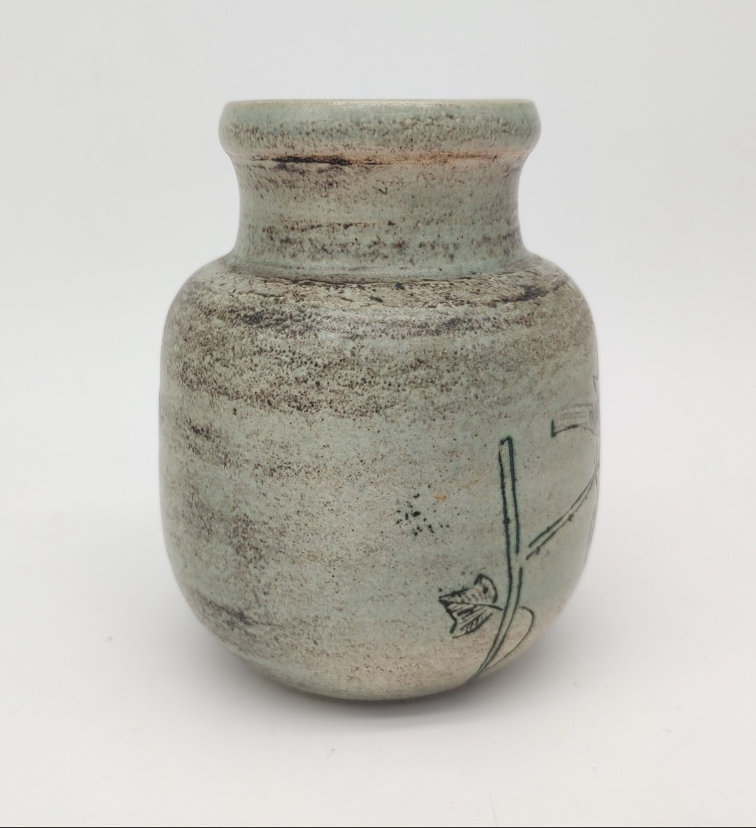 Jacques Blin (1920-1996) - Vase à décor d'oiseau-photo-3