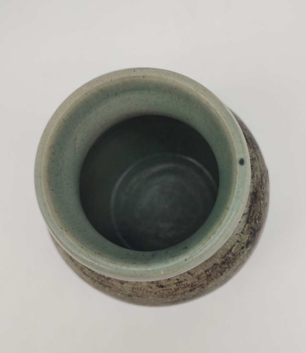 Jacques Blin (1920-1996) - Vase à décor d'oiseau-photo-3