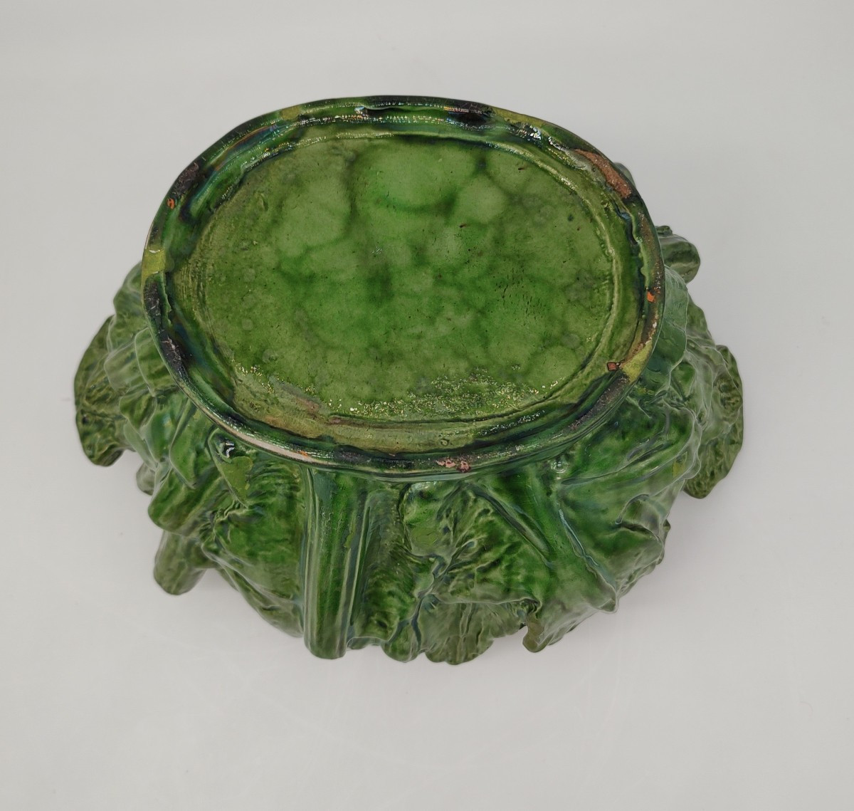 Terrine trompe l'oeil à décor de choux-fleur.-photo-6