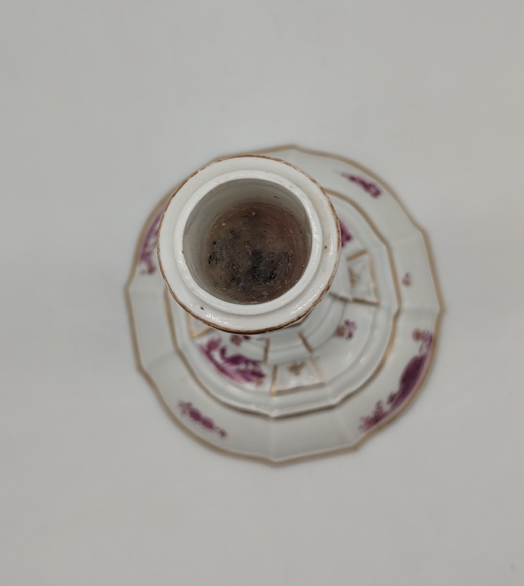 Meissen Manufactory - Circa 1740 - Torch With So-called "falbetière" Decoration -photo-7