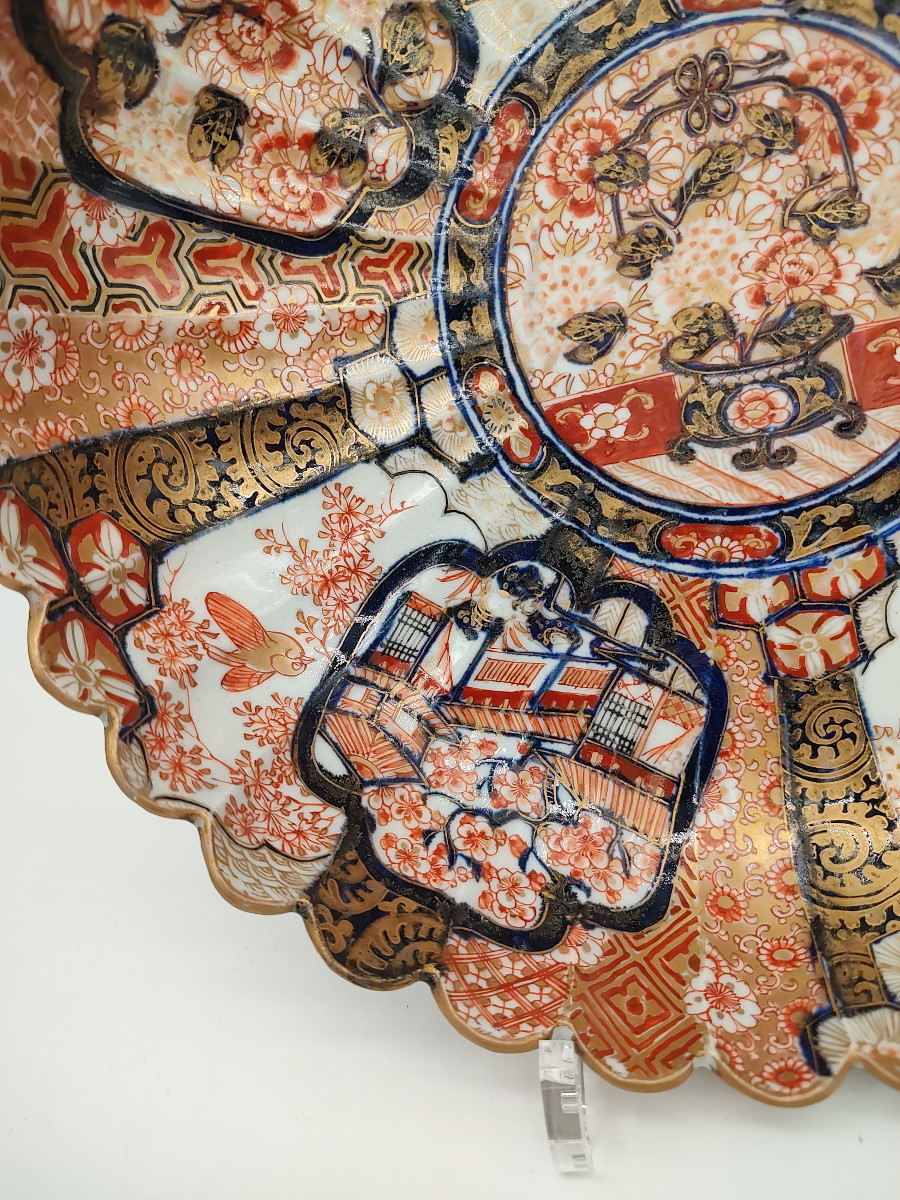 Japon - XIXe siècle - Coupe à décor Imari-photo-1