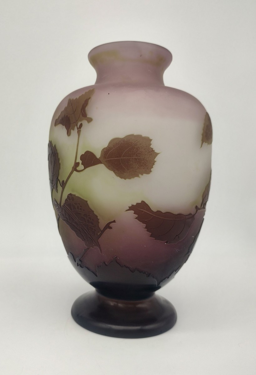 Établissements Gallé - Vase à décor de Noisetier-photo-5