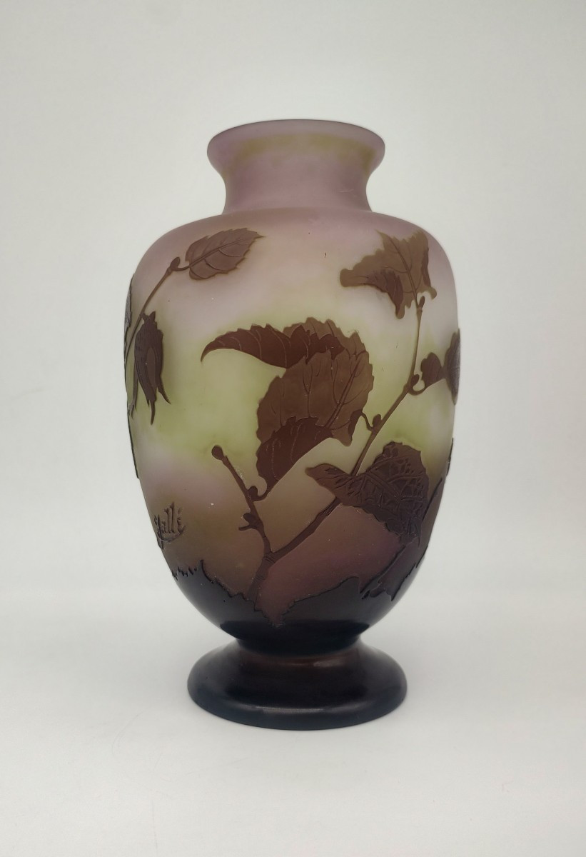Établissements Gallé - Vase à décor de Noisetier-photo-6