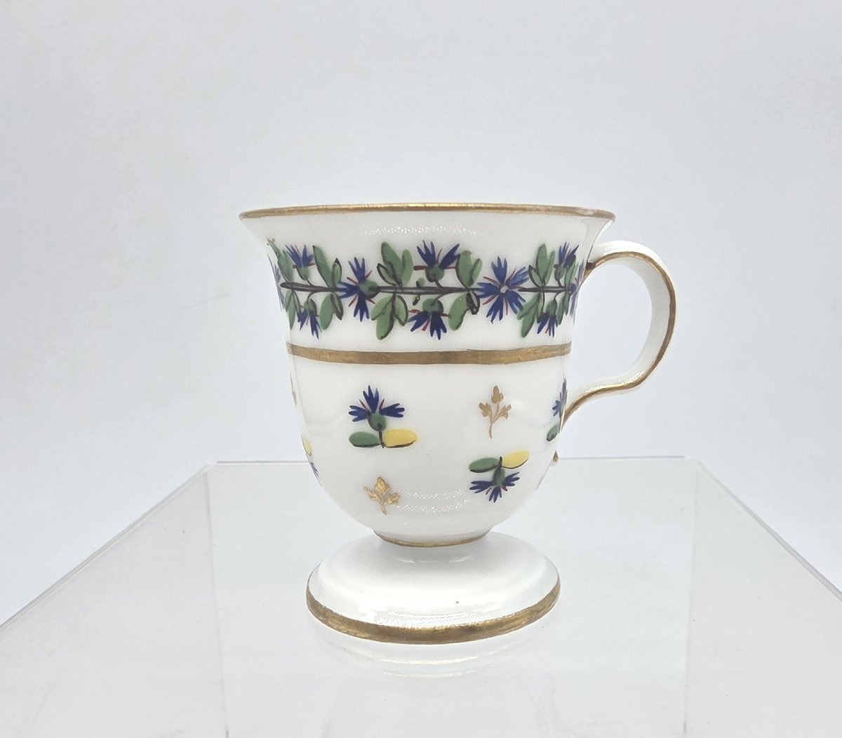Paris - 18th Century - Manufacture Of The Count Of Provence - Ice Cream Cup-photo-3