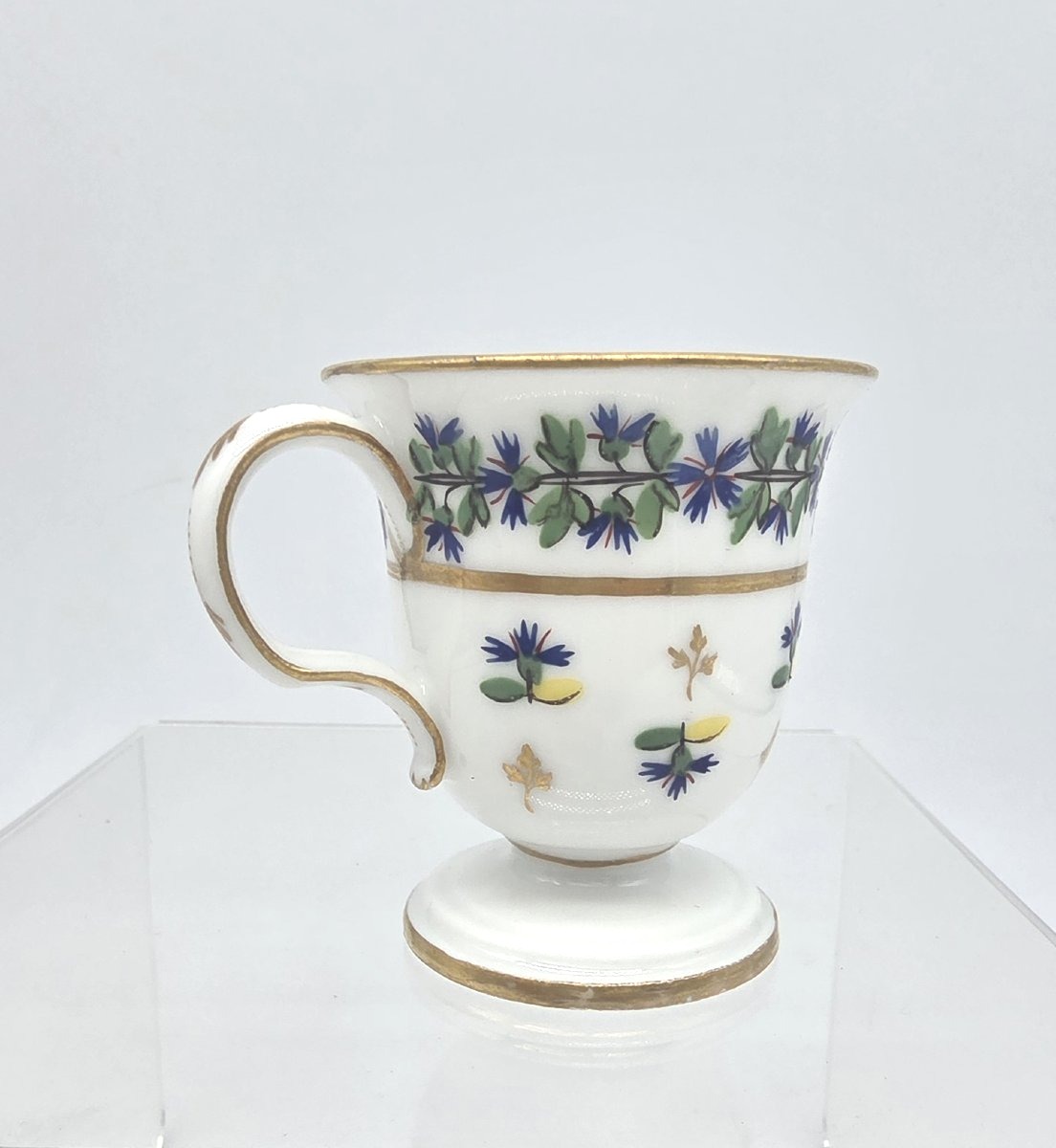 Paris - 18th Century - Manufacture Of The Count Of Provence - Ice Cream Cup-photo-3