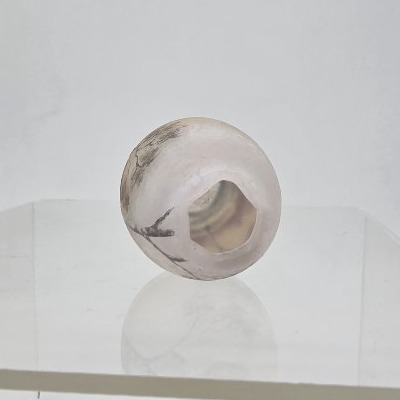 Daum Nancy - Miniature Vase Depicting A Forest Scene.-photo-6