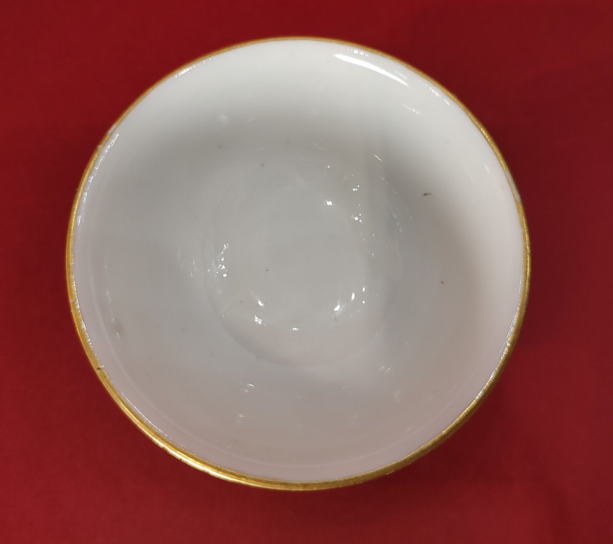 Manufacture Verneuilh & Neuveu (burgundy) - Turkish Cup And Its Saucer - Eighteenth Century.-photo-3