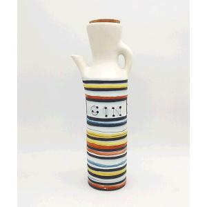 Roger Capron (1926-2006) - Années 60 - Bouteille Marquée « Gin» 