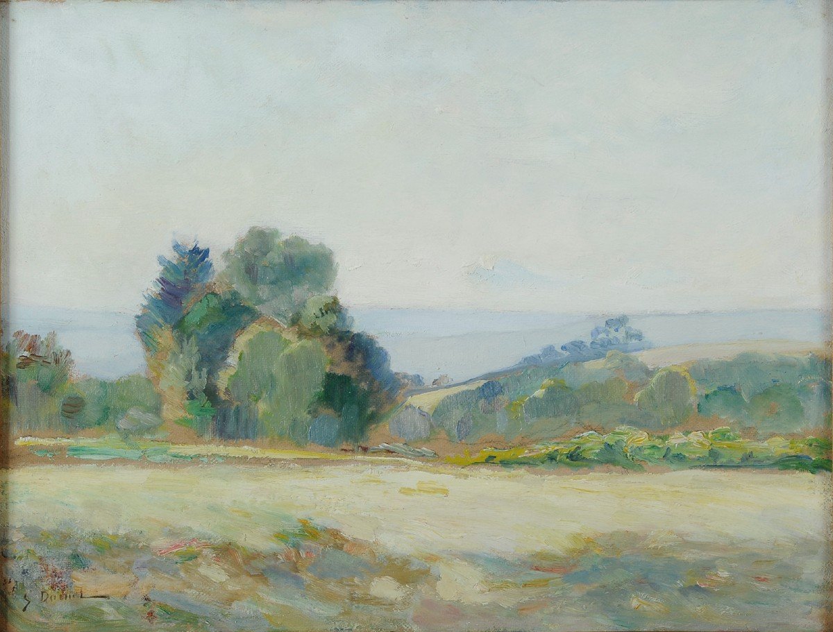 Georges Darnet (1859-1936) Heights Of Périgueux Dordogne Périgord