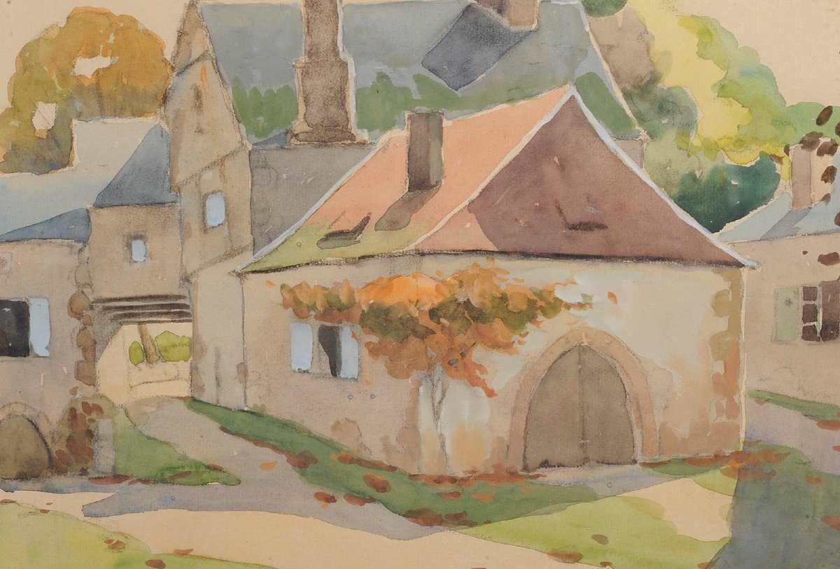 Robert Dessales-Quentin (1885-1958) Château de Turenne Corrèze-photo-3