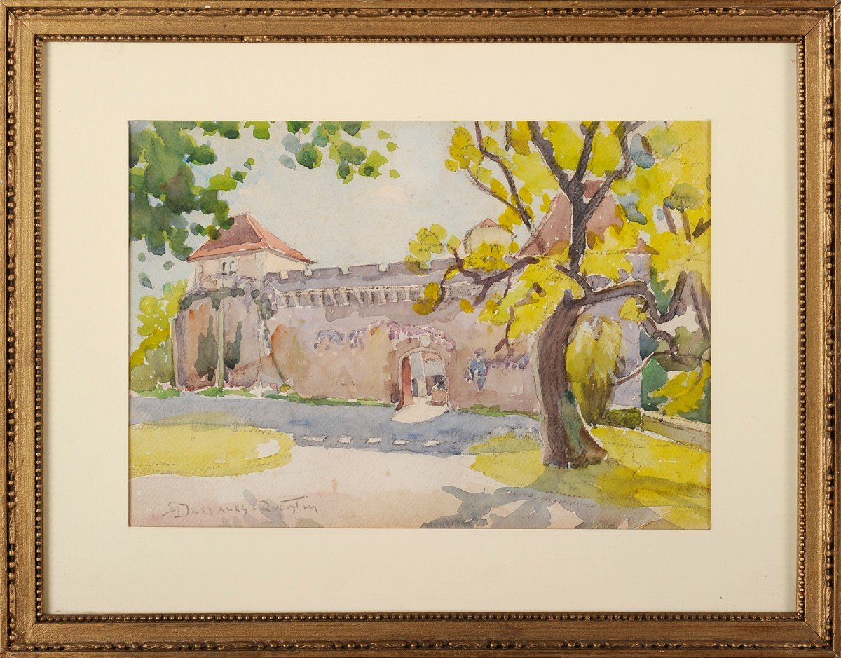 Robert Dessales-Quentin (1885-1958) Château de Lajarthe à Coursac-photo-2