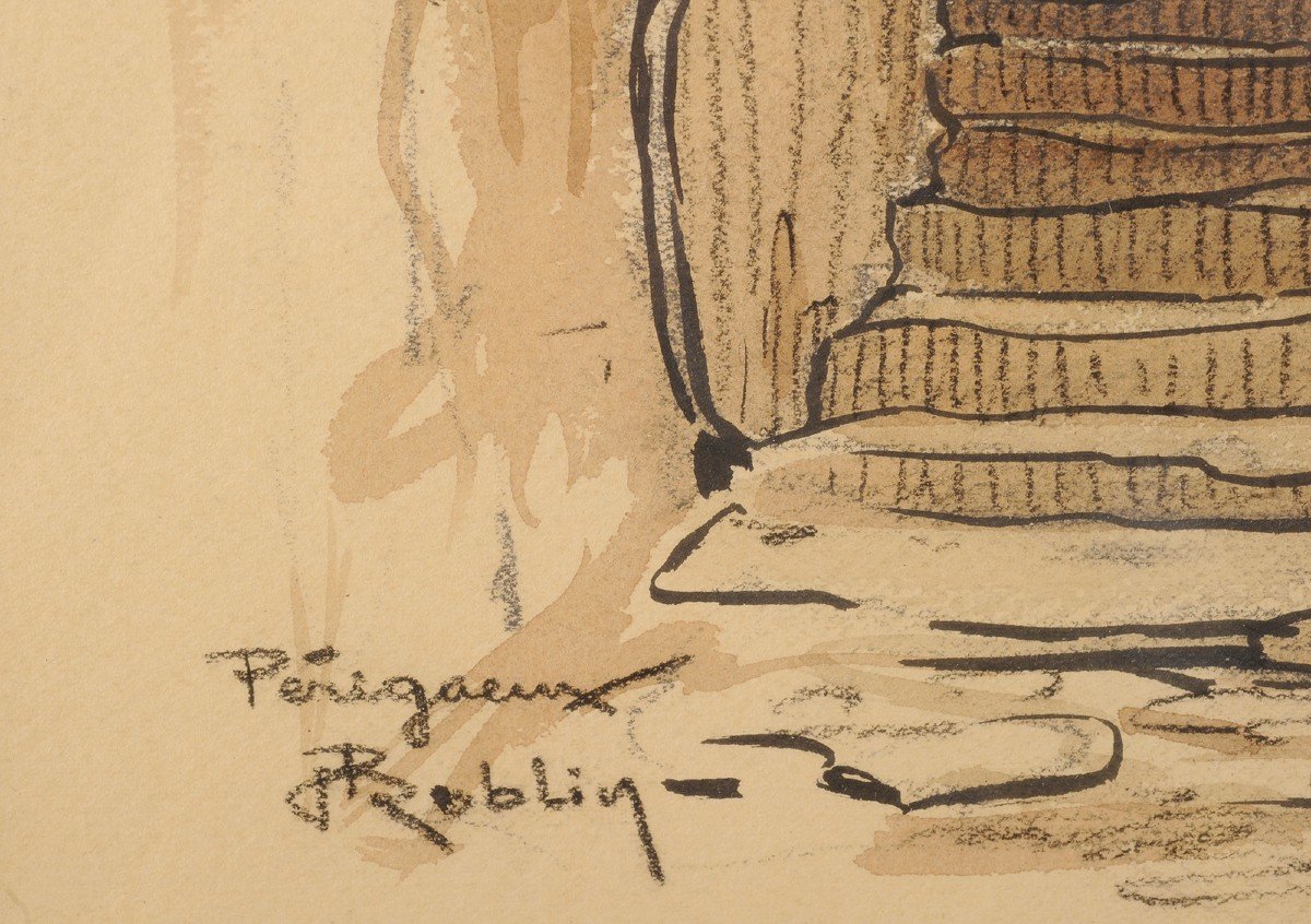 Paul Roblin (1883-1954) Impasse Jasmin à Périgueux Dordogne-photo-4