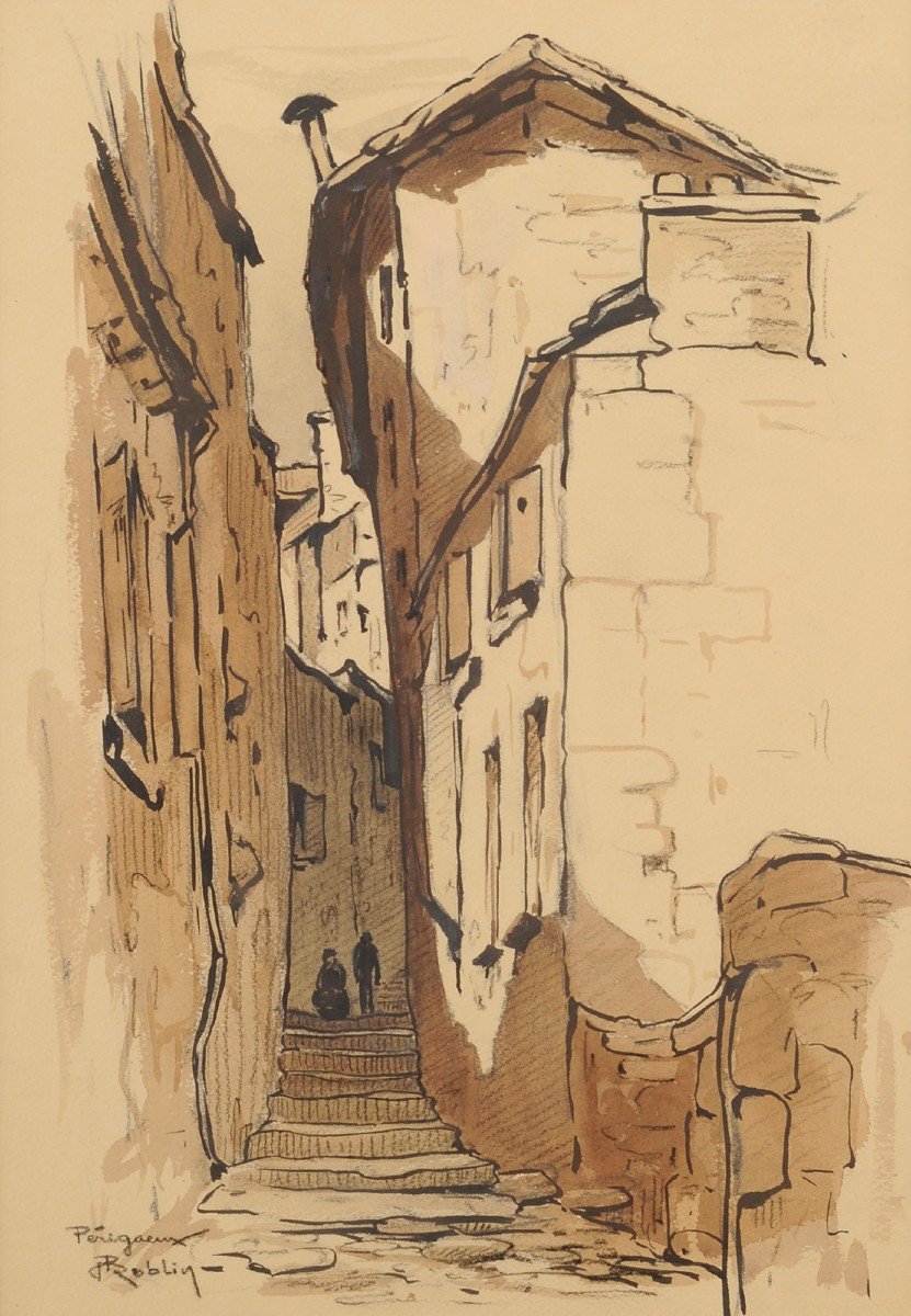Paul Roblin (1883-1954) Impasse Jasmin à Périgueux Dordogne