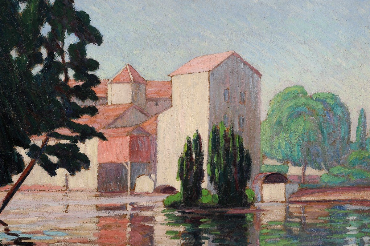 René Rodes (1896-1971) Moulin De Mounards In Trélissac Périgueux Dordogne-photo-3