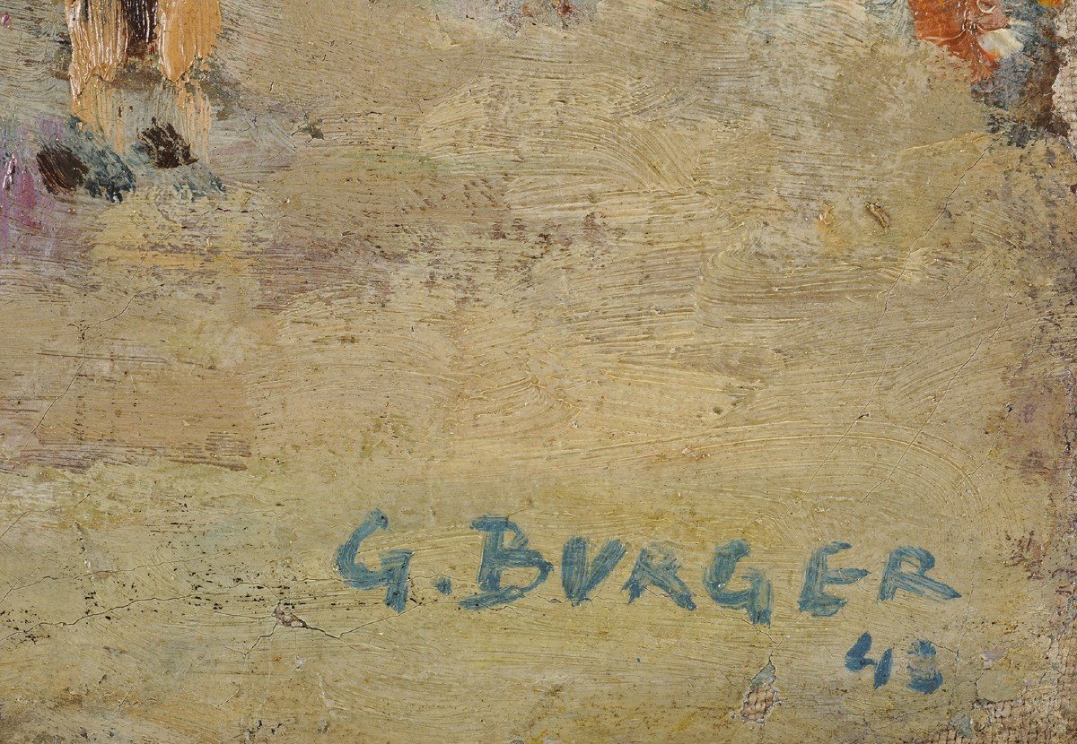 Georges Burger (1902-1983) Toussaint Sur La Clautre In Périgueux Dordogne-photo-4