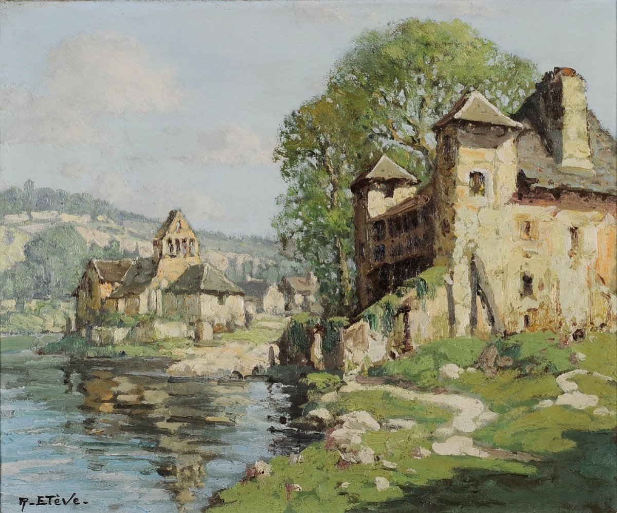 Félix Raoul Etève (1902-1967) Beaulieu sur Dordogne Corrèze Montmorillon