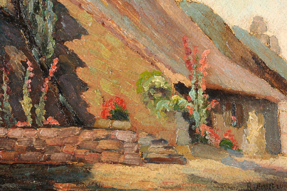 René Laforest (1893-1972) Chaumière en Corrèze-photo-3