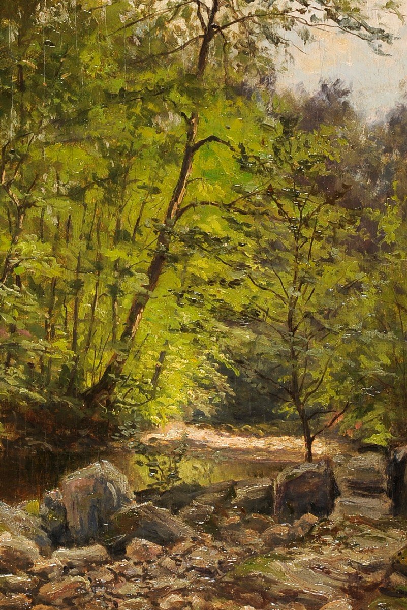 Jean-georges Pasquet (1851-1936) Le Taravellou At The Bachellerie Dordogne Périgord-photo-3