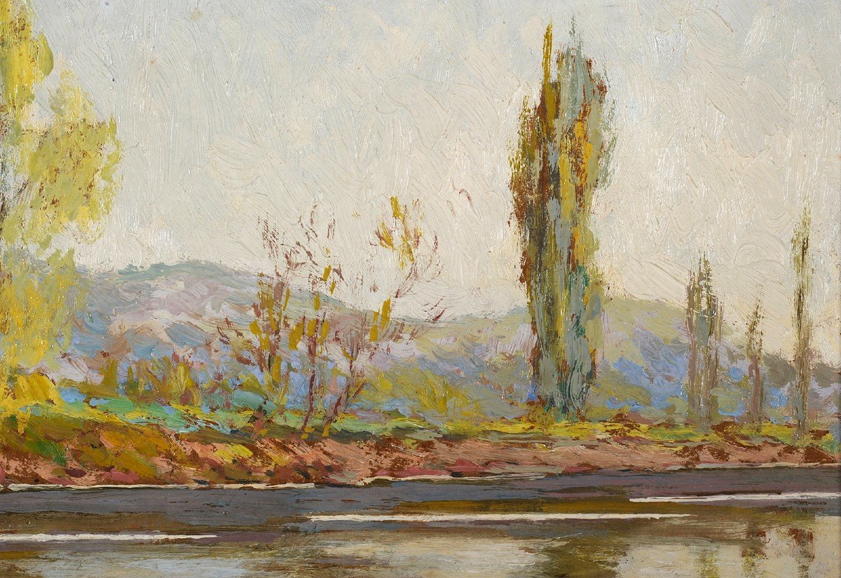 André Ballet (18851959) The Dordogne In Altillac Near Beaulieu Corrèze-photo-3