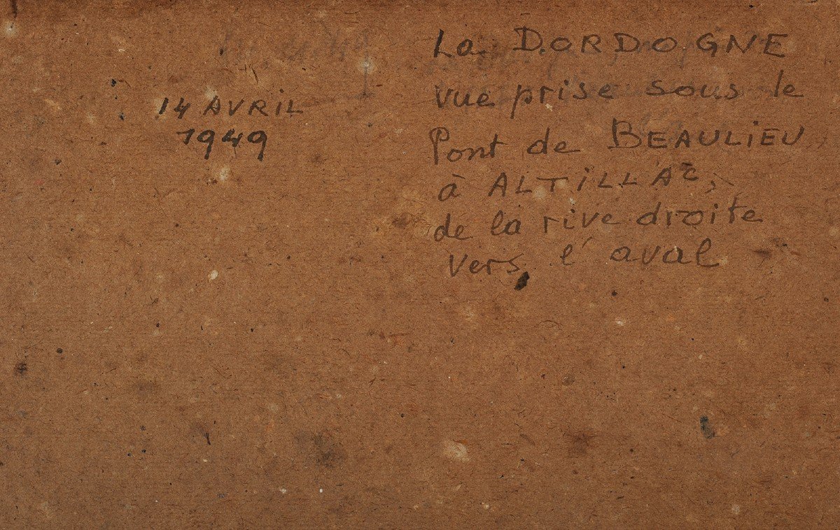 André Ballet (18851959) The Dordogne In Altillac Near Beaulieu Corrèze-photo-2