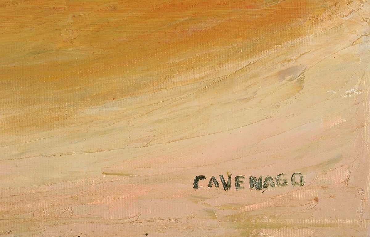 Christian Cavenago (1935-2002) Laboring In Périgord-photo-3