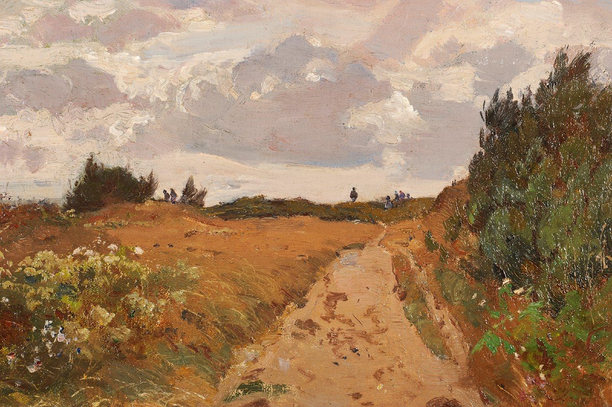 Louis Cabié (1853-1939) Bord de mer à Saint Georges de Didonne Royan Charente-photo-3