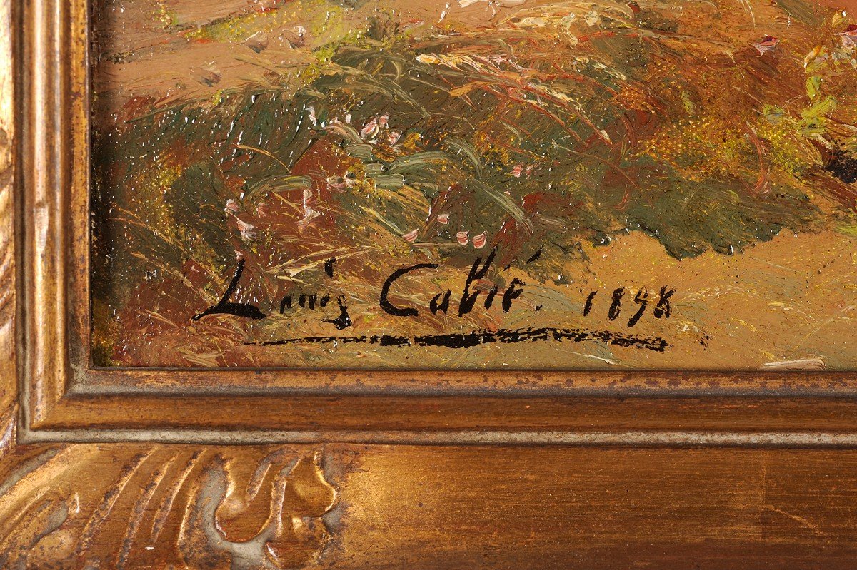 Louis Cabié (1853-1939) Bord de mer à Saint Georges de Didonne Royan Charente-photo-4