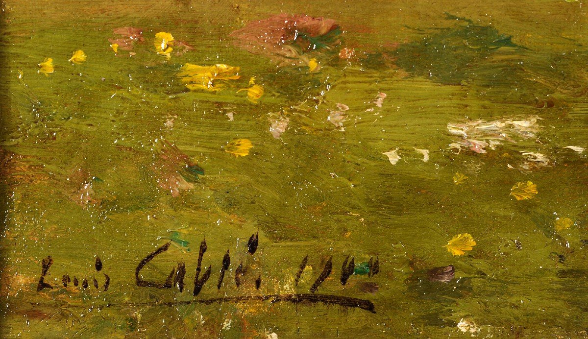 Louis Cabié (1853-1939) Chêne près de Bordeaux Gironde Arbre-photo-1