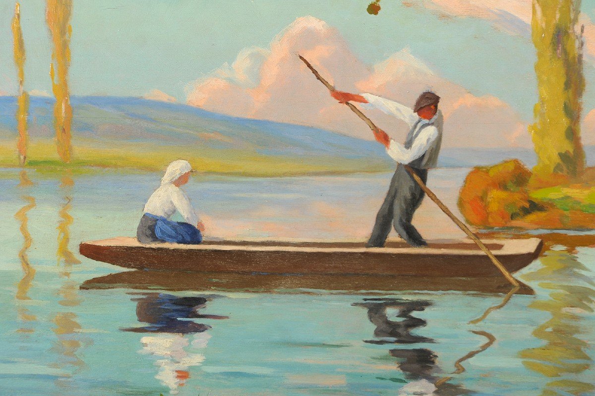  Roger Favard (1907-1959) Walk On The Isle-photo-1