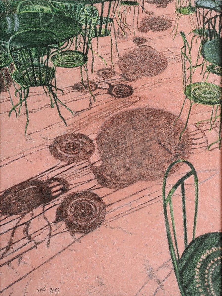 Aude Azaïs - Terrasse à Marqueyssac ou « L’ombre de leur désir » Dordogne-photo-2