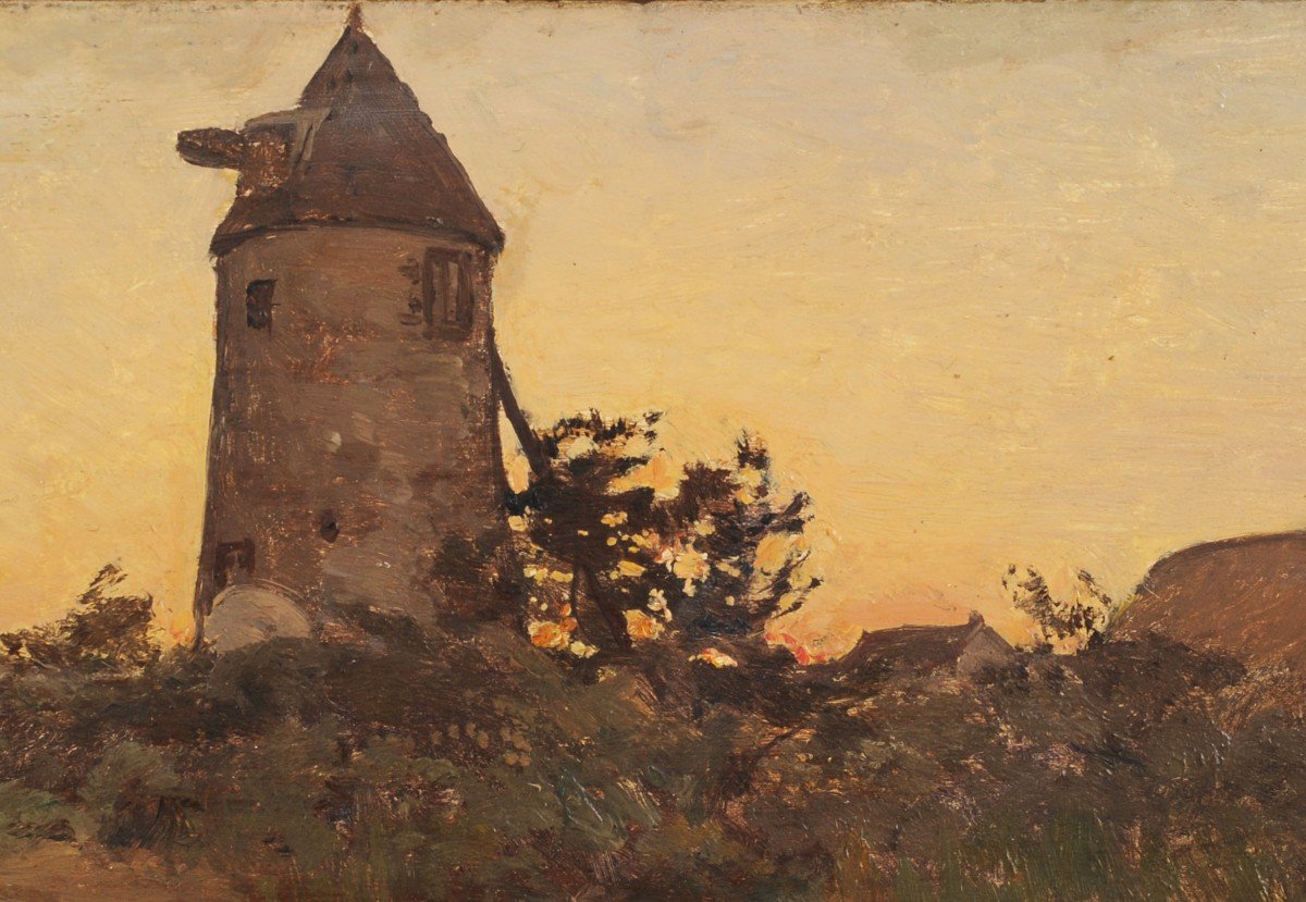 Louis Cabié (1853-1939) Mill In Clisson Loire Atlantique Sèvre Brittany-photo-2