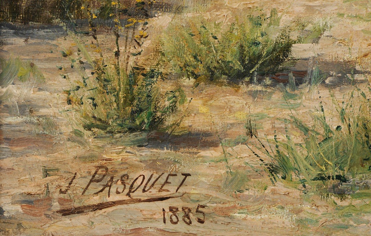 Jean-Georges Pasquet (1851-1936) La pointe de Suzac à Saint Georges de Didonne Royan Charente-photo-1