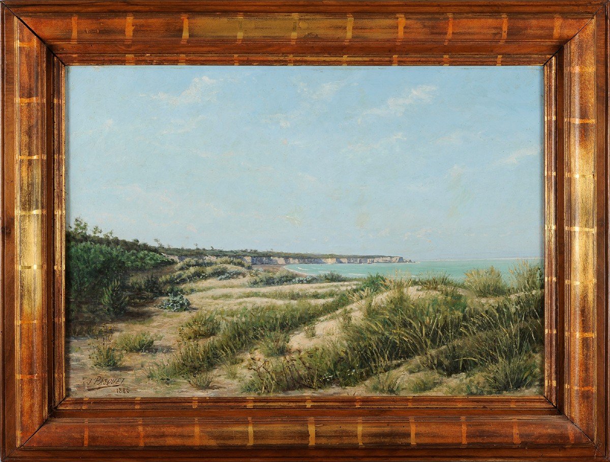 Jean-Georges Pasquet (1851-1936) La pointe de Suzac à Saint Georges de Didonne Royan Charente
