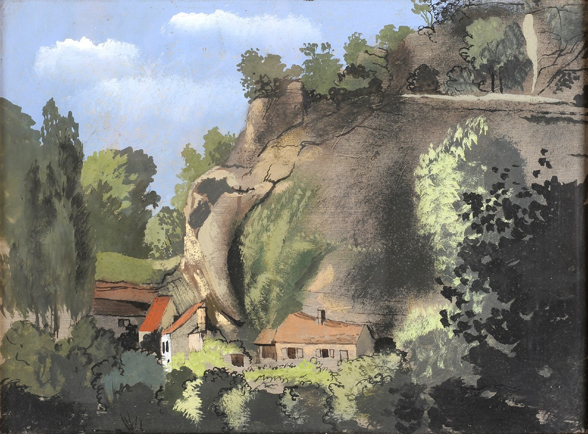 Jean Burkhalter (1895-1982) The Missalgues At Les Eyzies