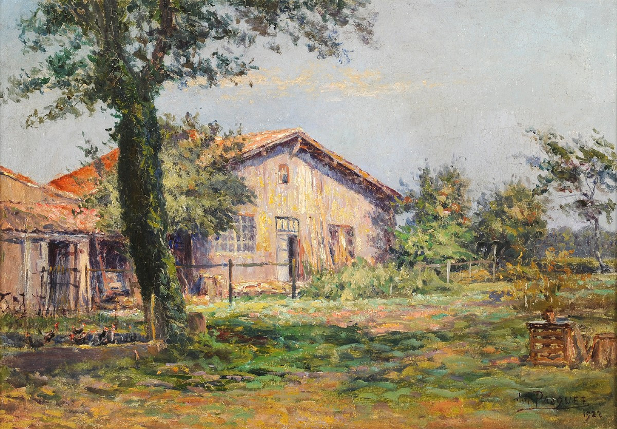 Jean-Georges Pasquet (1851-1936) L’atelier du menuisier à Saint Georges de Didonne Charente