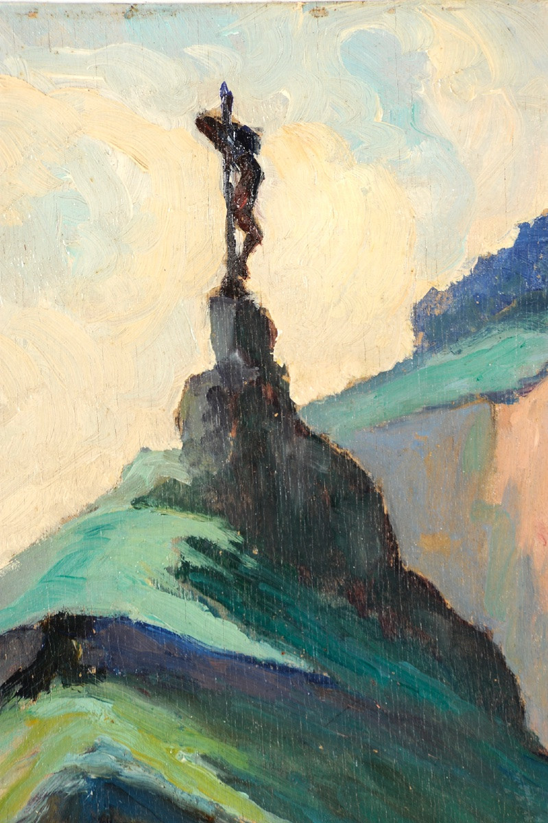 René Laforest (1893-1972) Christ Of Mirandol In The Circus Of Montvalent - Lot-photo-4